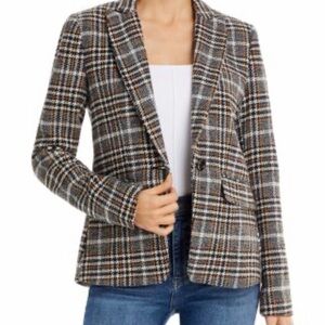 Aqua Plaid Blazer